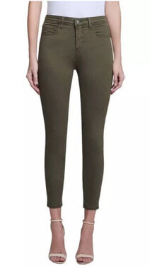 L'Agence Pants Margot high rise skinny olive size 30
